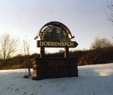 Dörrenbach Welcome Sign